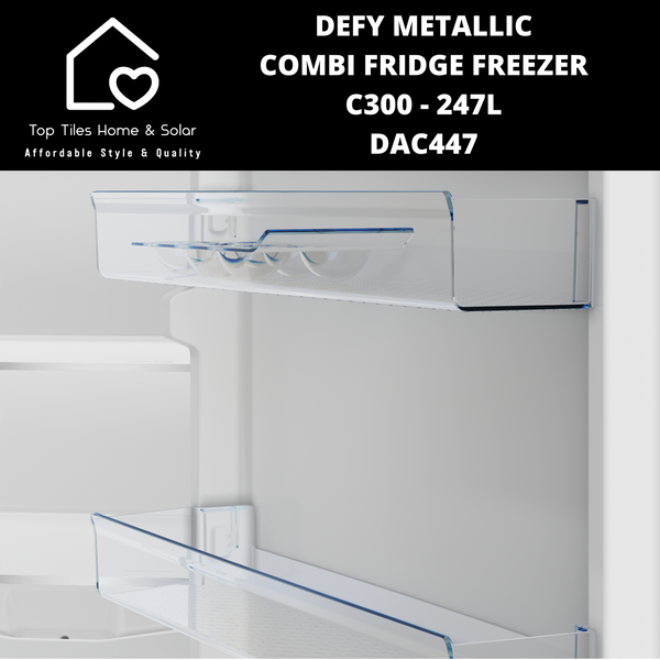 Defy Metallic Combi Fridge Freezer C300 - 247L DAC447