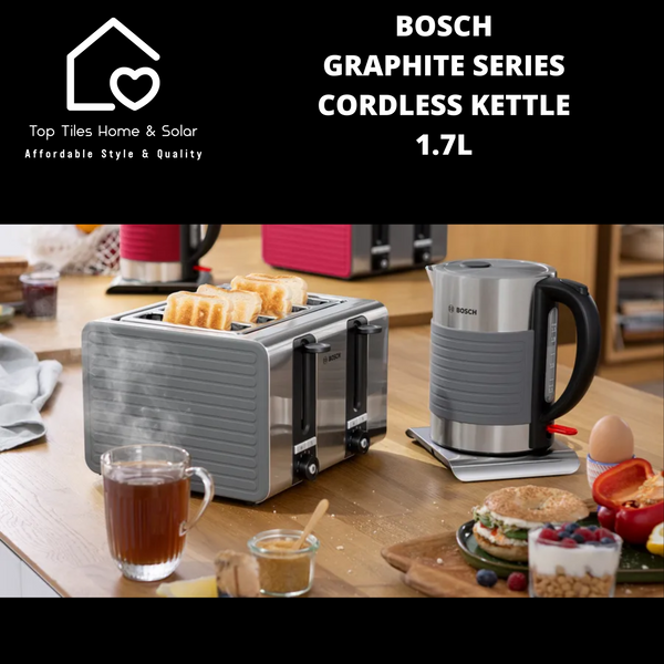 Bosch Graphite Grey Series Cordless Kettle - 1.7L