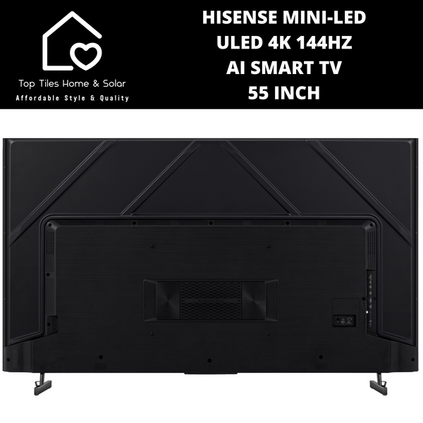 Hisense Mini-LED ULED 4K 144Hz AI Smart TV - 55 Inch