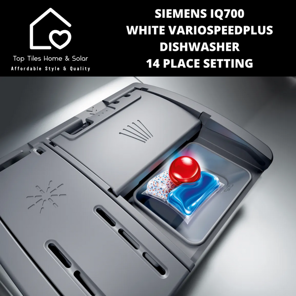 Siemens iQ700 - White VarioSpeedPlus Dishwasher - 14 Place Setting