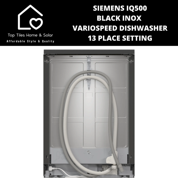 Siemens iQ500 - Black Inox VarioSpeed Dishwasher - 13 Place Setting
