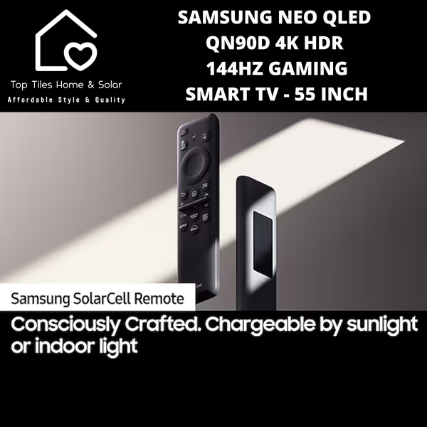 Samsung Neo QLED QN90D 4k HDR 144Hz Gaming Smart TV - 55 Inch
