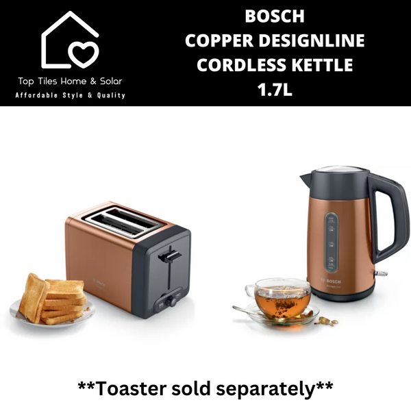 Bosch Copper DesignLine  Cordless Kettle - 1.7L