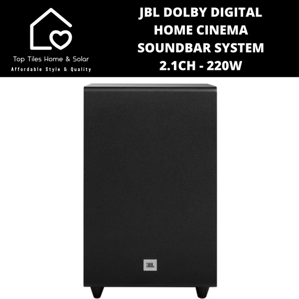 JBL Dolby Digital Home Cinema Soundbar System 2.1CH - 220W