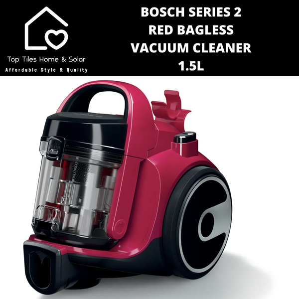 Bosch Series 2 - Red Bagless Vacuum Cleaner - 1.5L