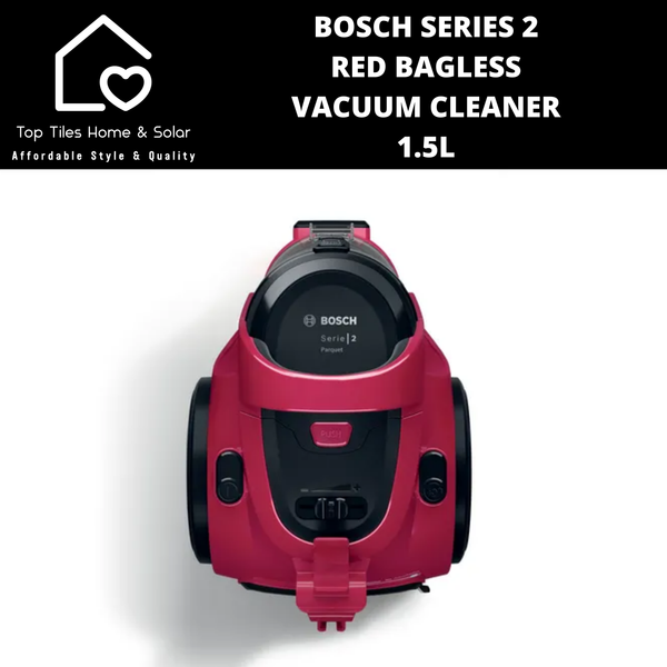 Bosch Series 2 - Red Bagless Vacuum Cleaner - 1.5L