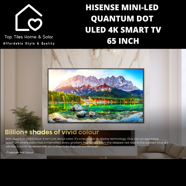 Hisense Mini-LED Quantum Dot ULED 4K Smart TV - 65 Inch