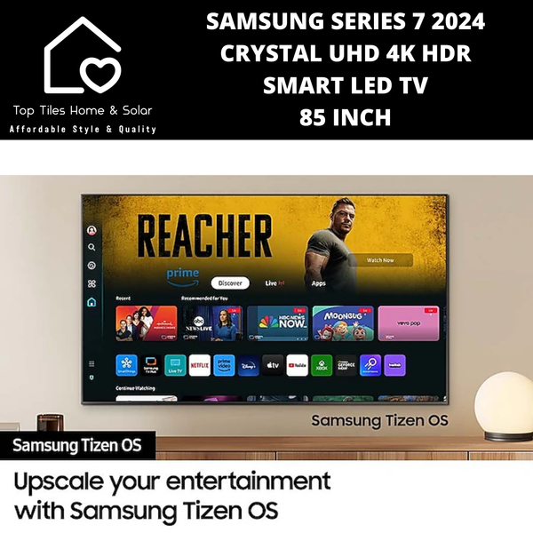 Samsung Series 7 2024 - Crystal UHD 4K HDR Smart LED TV - 85 Inch