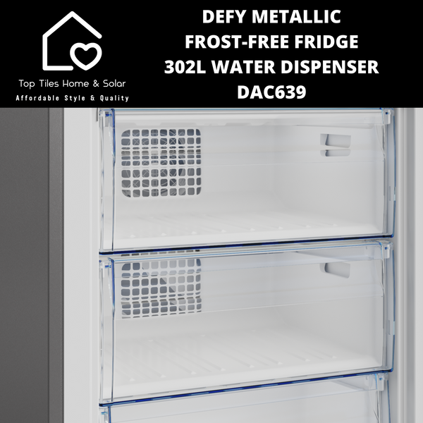 Defy Combi Frost-Free Fridge - 302L Water Dispenser DAC639