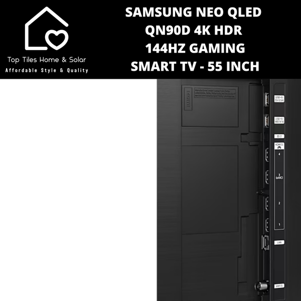 Samsung Neo QLED QN90D 4k HDR 144Hz Gaming Smart TV - 55 Inch