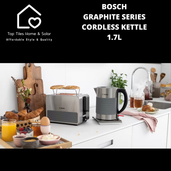 Bosch Graphite Grey Series Cordless Kettle - 1.7L