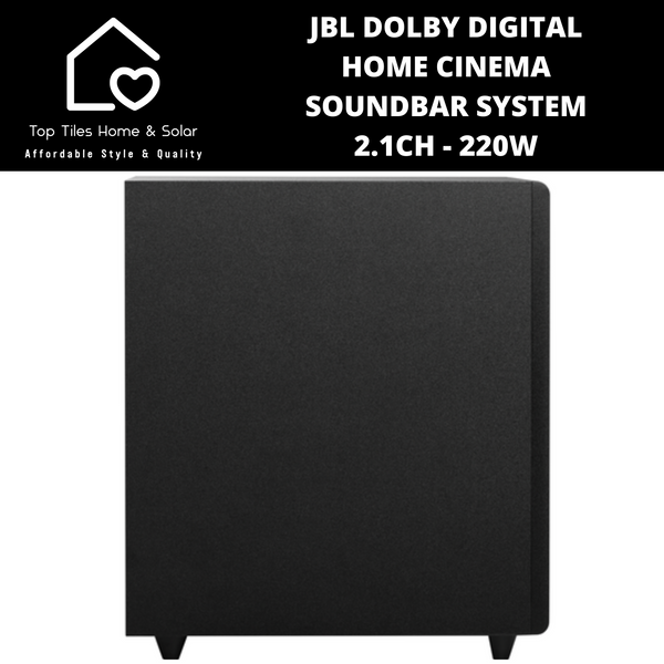 JBL Dolby Digital Home Cinema Soundbar System 2.1CH - 220W