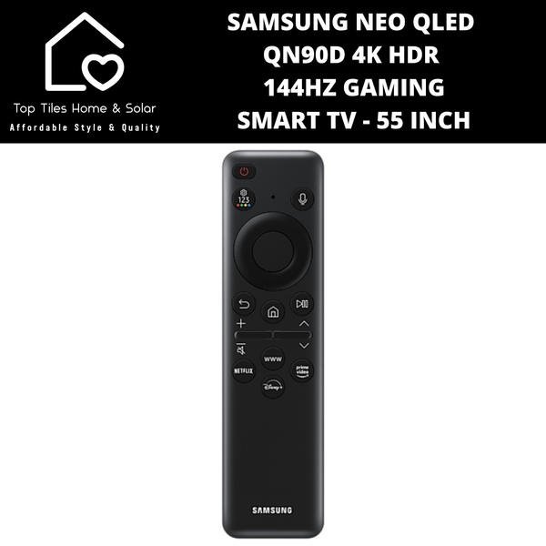 Samsung Neo QLED QN90D 4k HDR 144Hz Gaming Smart TV - 55 Inch