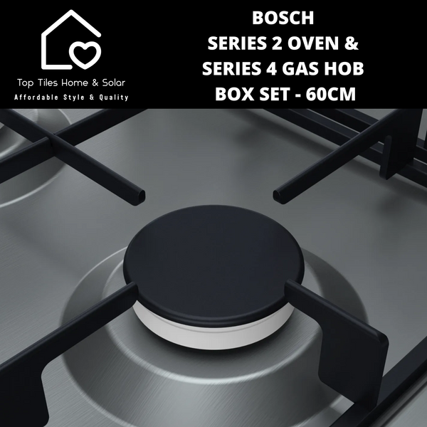 Bosch Series 2 Oven & Series 4 Gas Hob Box Set - 60cm