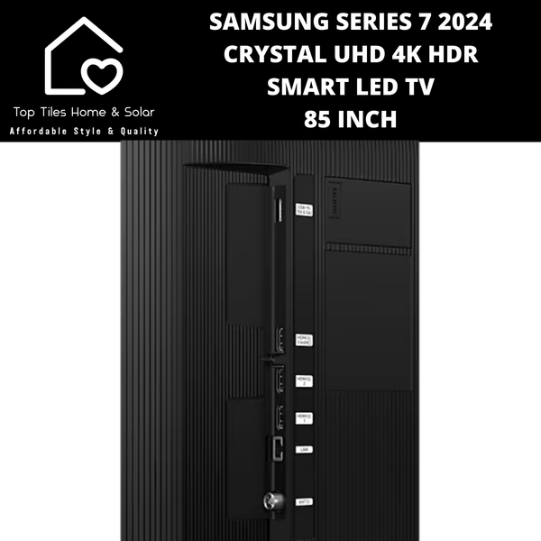 Samsung Series 7 2024 - Crystal UHD 4K HDR Smart LED TV - 85 Inch