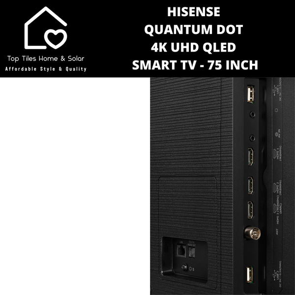 Hisense Quantum Dot 4K UHD QLED Smart TV - 75 Inch