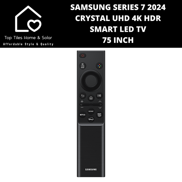 Samsung Series 7 2024 - Crystal UHD 4K HDR Smart LED TV - 75 Inch