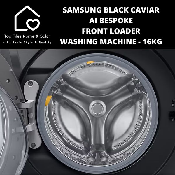 Samsung Black Caviar AI Bespoke Front Loader Washing Machine - 16kg