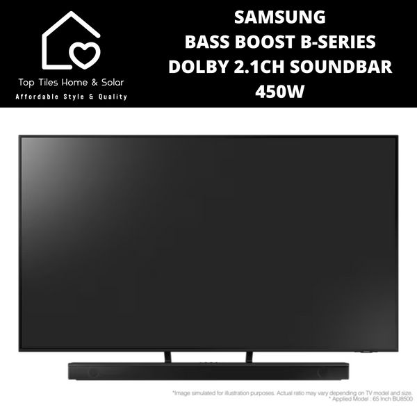 Samsung Bass Boost B-Series Dolby 2.1CH Soundbar - 450W