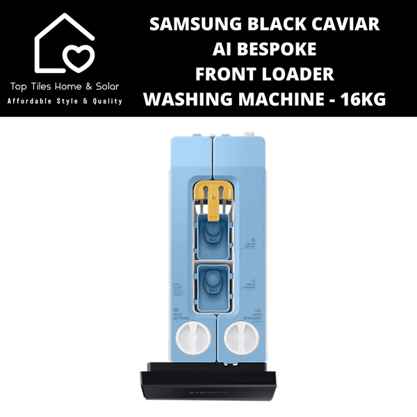 Samsung Black Caviar AI Bespoke Front Loader Washing Machine - 16kg