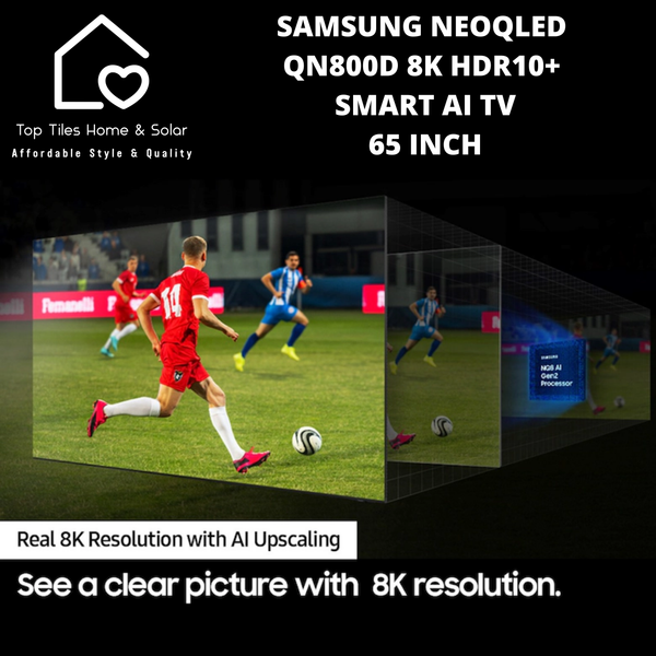 Samsung NeoQLED QN800D 8k HDR10+ Smart AI TV - 65 Inch