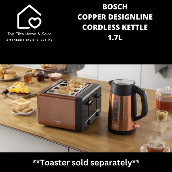Bosch Copper DesignLine  Cordless Kettle - 1.7L