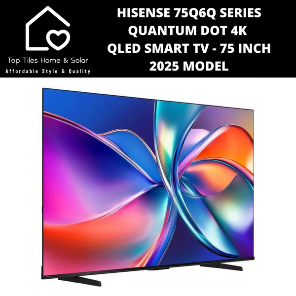 Hisense 75Q6Q Series Quantum Dot 4K QLED Smart TV - 75 Inch 2025 MODEL