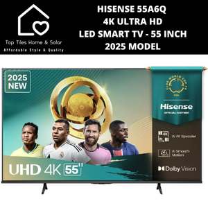 Hisense 55A6Q 4K ULTRA HD LED Smart TV - 55 Inch 2025 MODEL