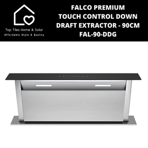 Falco Premium Touch Control Down Draft Extractor - 90cm FAL-90-DDG