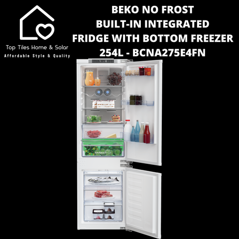 Beko No Frost Built-in Integrated Fridge Freezer - 254L BCNA275E4FN