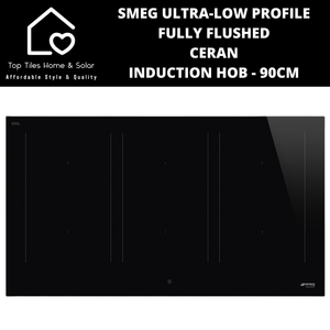 Smeg Ultra-Low Profile Fully Flushed Ceran Induction Hob - 90cm
