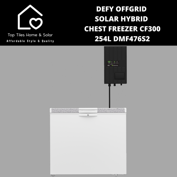 Defy Offgrid Solar Hybrid Chest Freezer CF300 - 254L DMF476S2