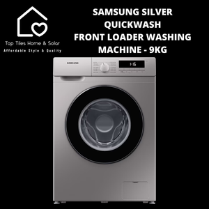 Samsung Silver QuickWash Front Loader Washing Machine - 9kg