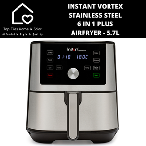 Instant Vortex Stainless Steel 6 in 1 Plus Airfryer - 5.7L