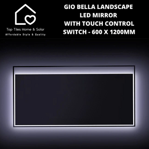 Gio Bella Landscape Backlit LED Mirror - 600 x 1200mm