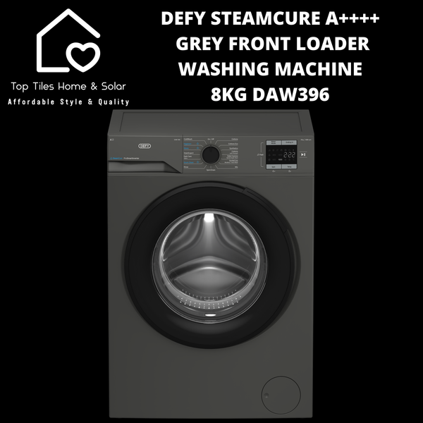 Defy SteamCure A+++ Grey Front Loader Washing Machine - 8kg DAW396