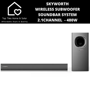Skyworth Wireless Subwoofer Soundbar System 2.1Channel  - 480W