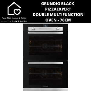 Grundig Black PizzaExpert Double Oven -70cm