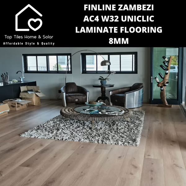 FINline Zambezi AC4 W32 UniClic Laminate Flooring - 8mm