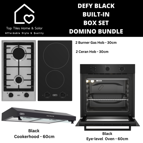Defy Black Built-in Box Set - Domino Bundle