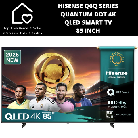 Hisense Q6Q Series Quantum Dot 4K QLED Smart TV - 85 Inch