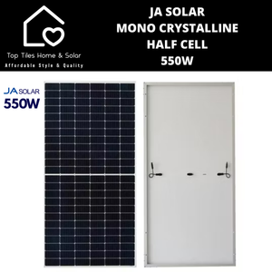 JA Solar Mono Crystalline Half Cell - 550W