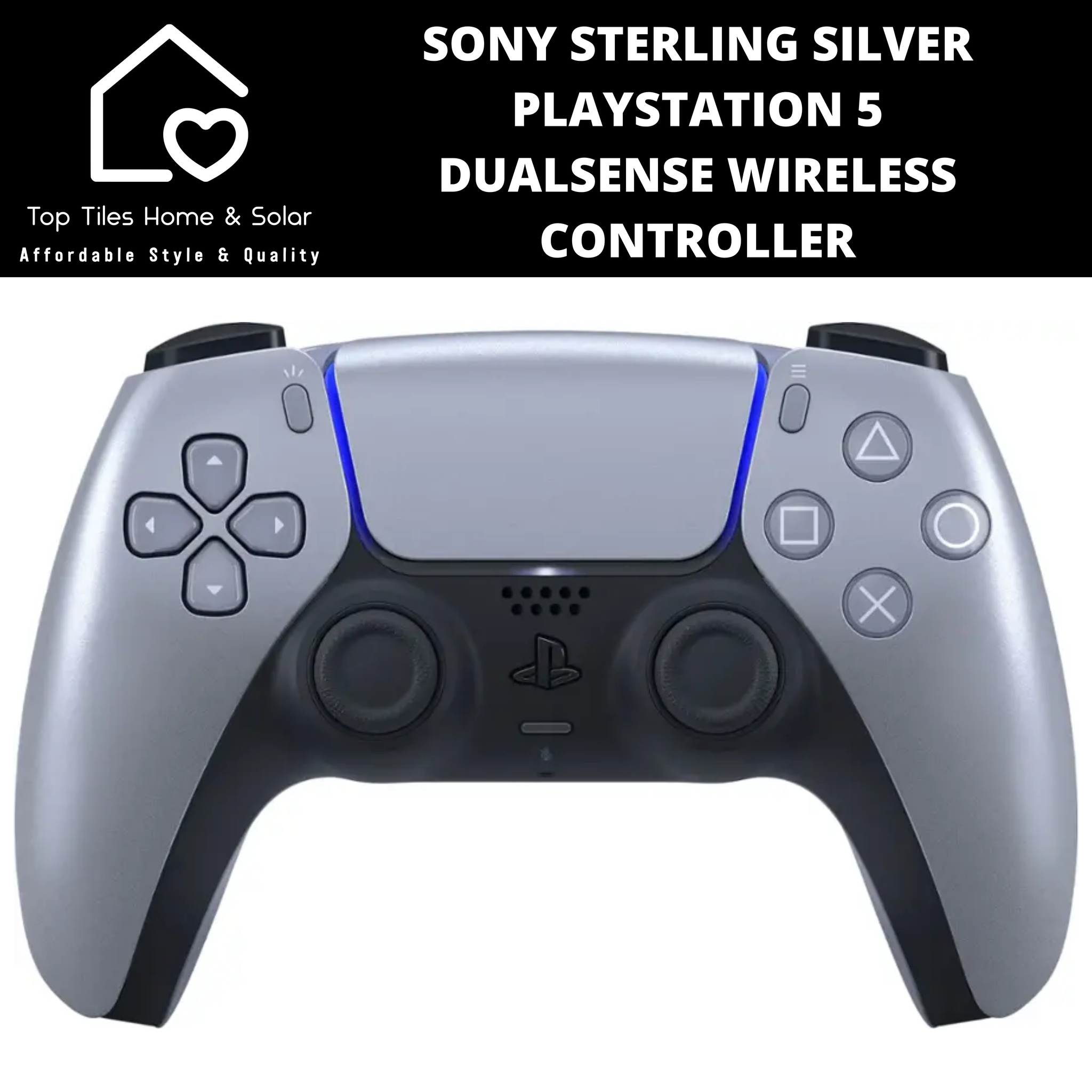 Sony Sterling Silver PlayStation 5 DualSense Wireless Controller