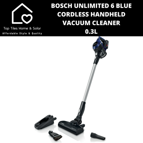 Bosch Unlimited 6 - Blue Cordless Handheld Vacuum Cleaner - 0.3L