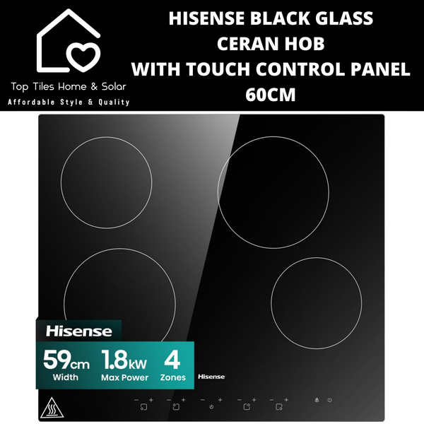 Hisense Ceran Hob with Touch Control Panel - 60cm