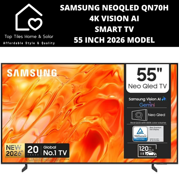 Samsung NeoQLED QN70H 4K Samsung Vision AI Smart TV - 55 Inch 2026 Model