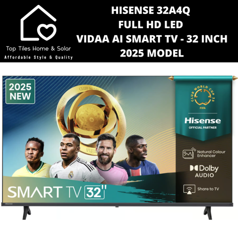 Hisense 32A4Q Full HD LED Vidaa Smart TV - 32 Inch 2025 MODEL