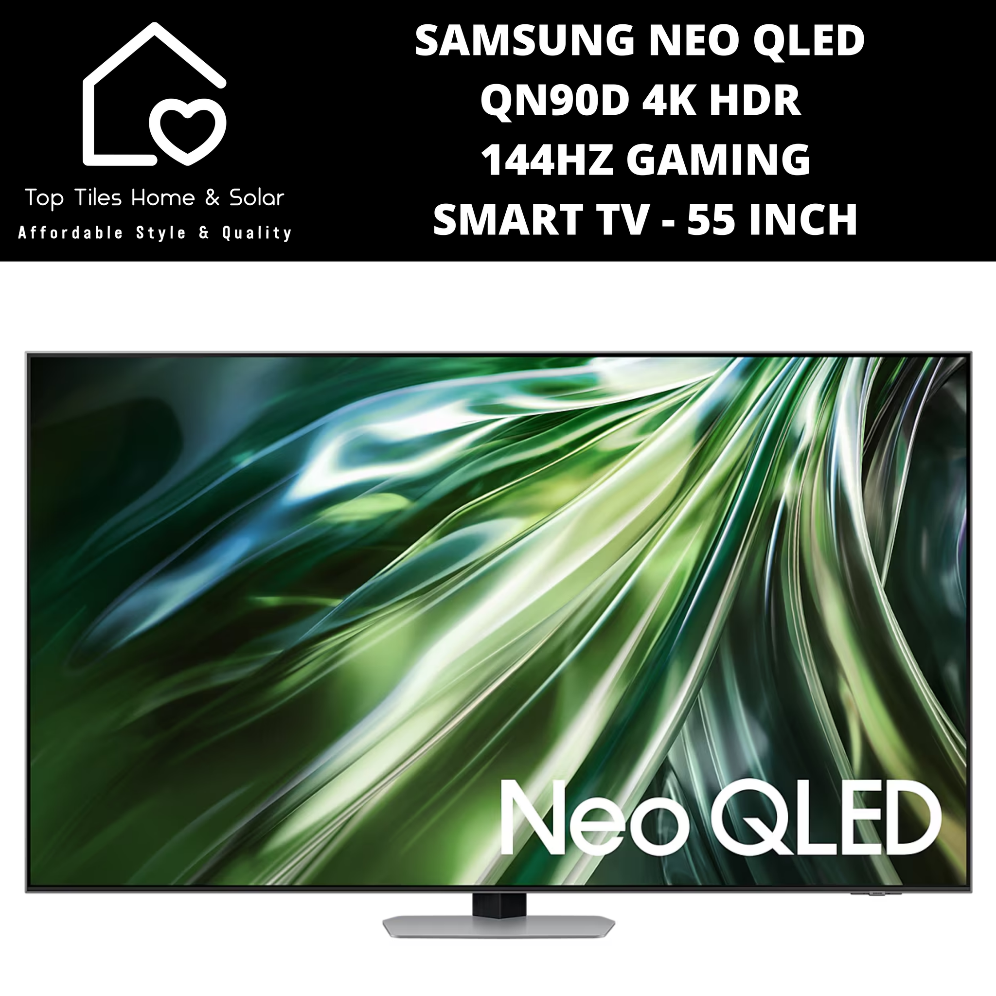 Samsung Neo QLED QN90D 4k HDR 144Hz Gaming Smart TV - 55 Inch