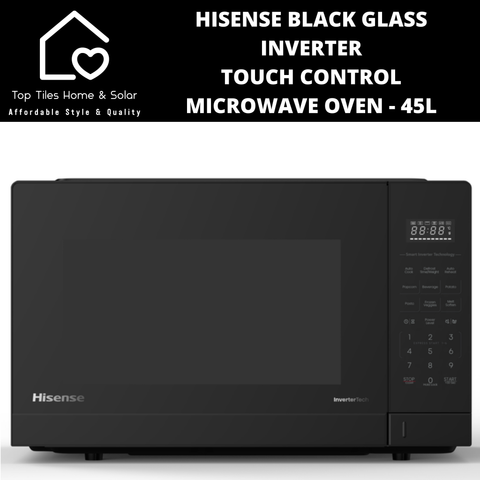 Hisense Black Glass Inverter Touch Control Microwave Oven - 45L