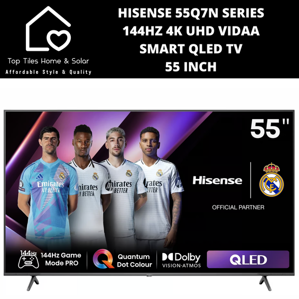 Hisense 55Q7N SERIES 144Hz 4K UHD Vidaa Smart QLED TV - 55 Inch